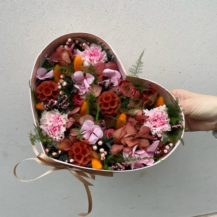 Boîte en fleurs stabilisées "Boulevard Delessert" | Ateliers Ouchamp