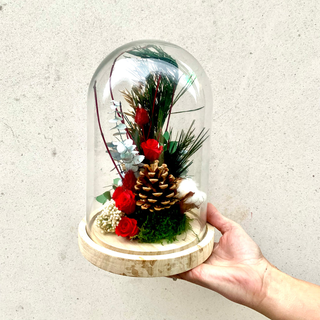 Cloche fleurie stabilisée "Rue de Siam" | Ateliers Ouchamp
