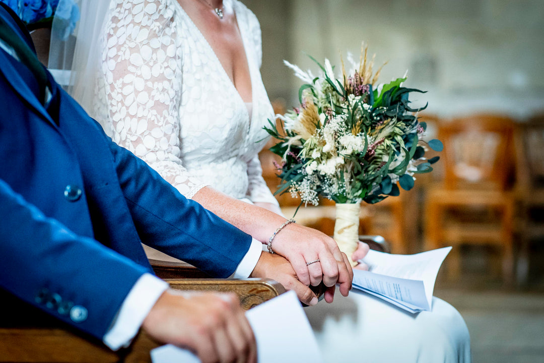 Bouquet mariée fleurs stabilisées éternelles