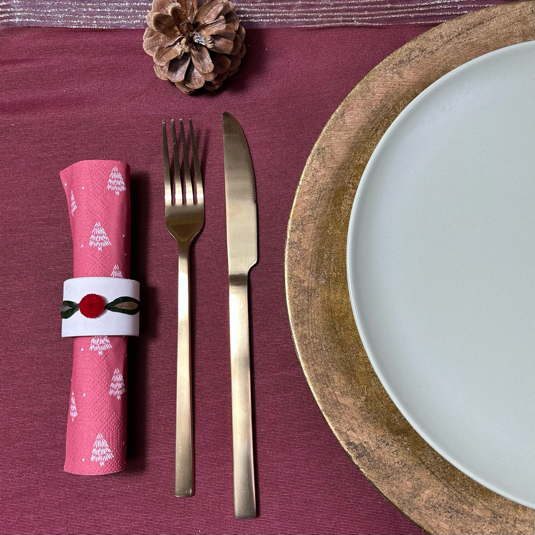 Rond de serviette de Noël "Place de Costa Rica"