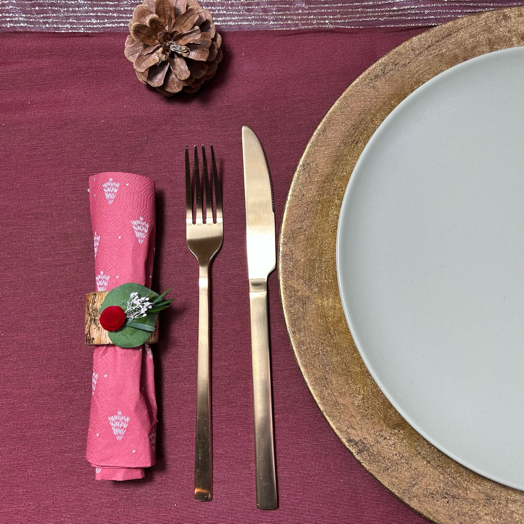 Rond de serviette de Noël "Place de Costa Rica"