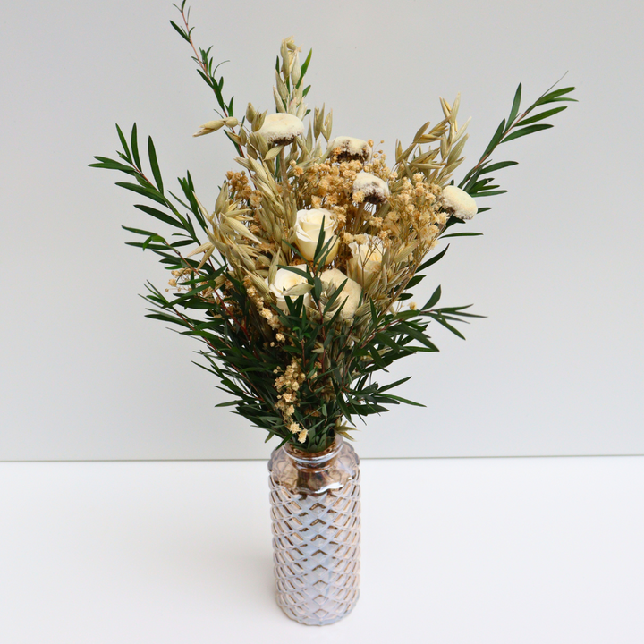 Bouquet éternel Rue Didot avec vase