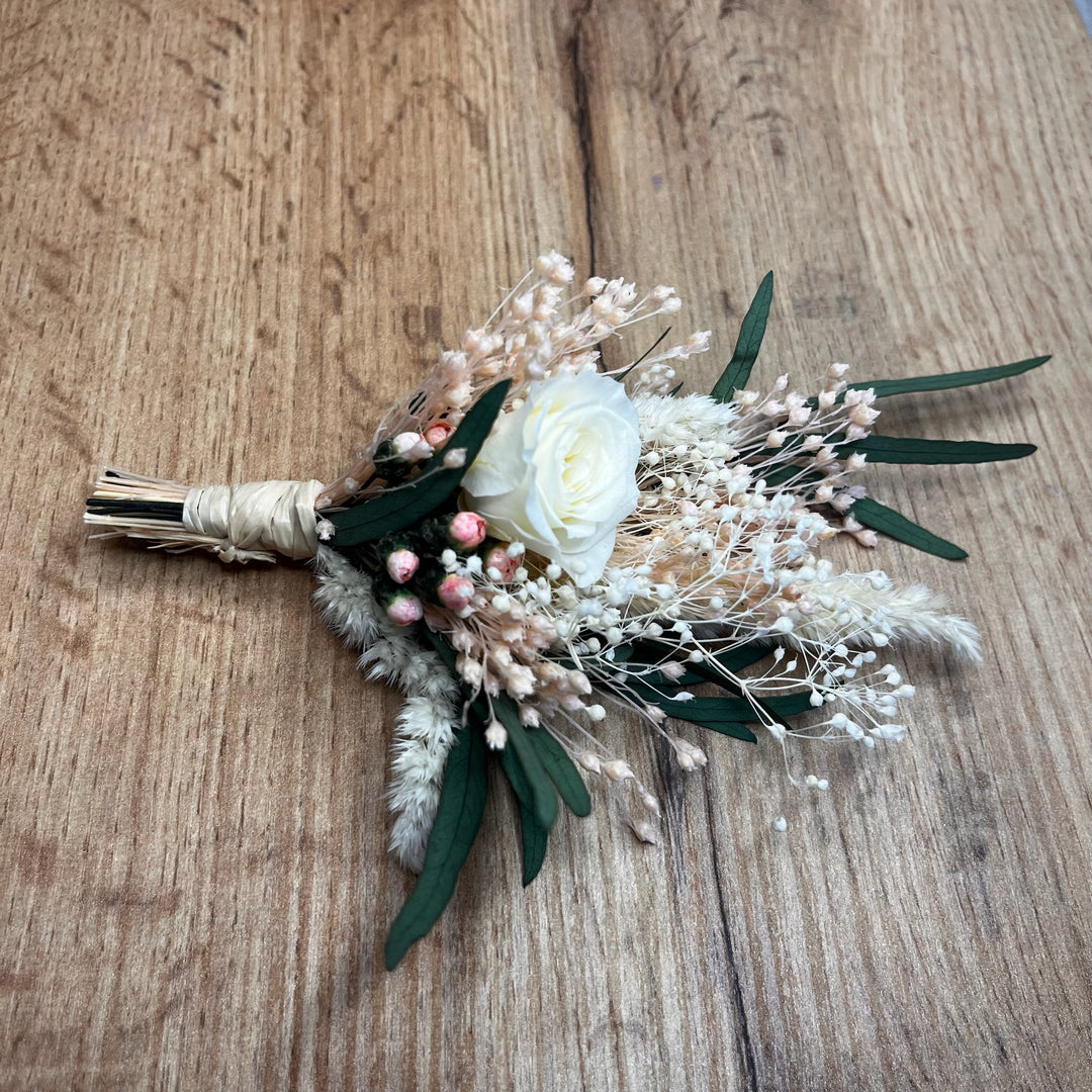 Boutonnière en Fleurs "villa Dupont"