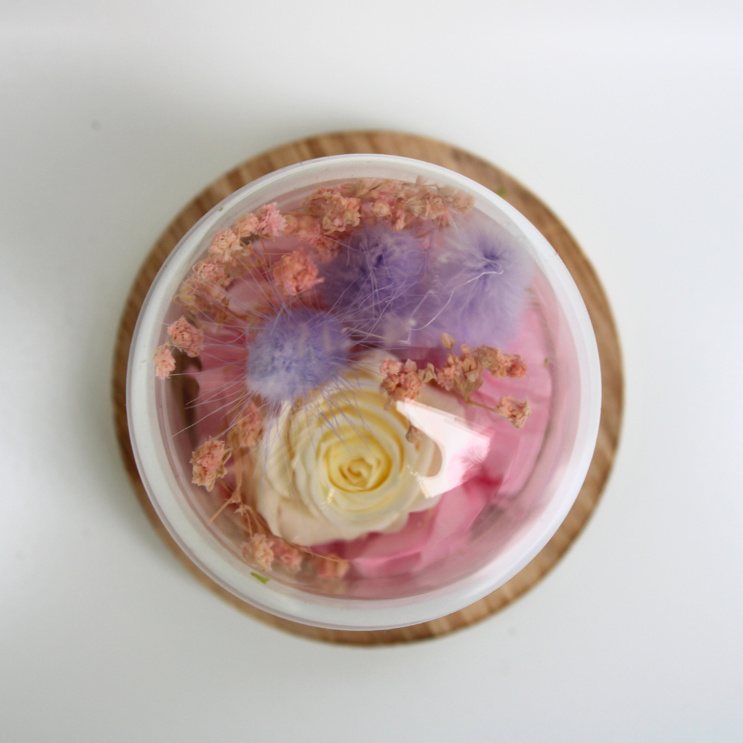 Mini cloche fleurie "Rue de Belgrade"