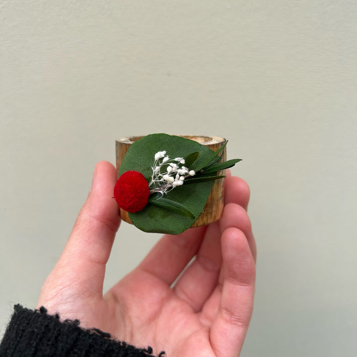 Rond de serviette de Noël "Place de Costa Rica"