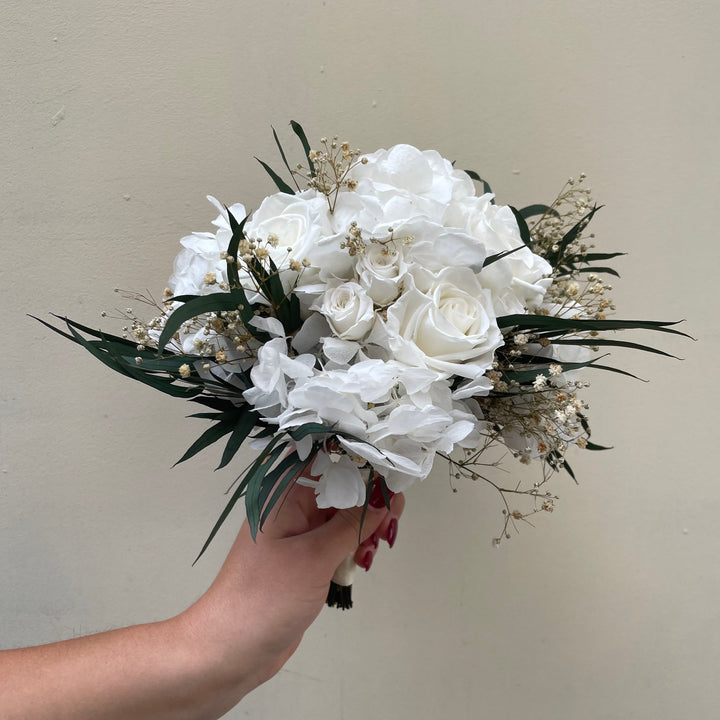 Bouquet Eternel de mariée "Rue d'Italie"