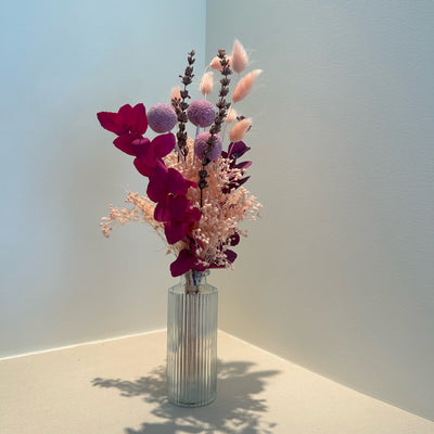 Bouquet "Rue Monge" avec vase