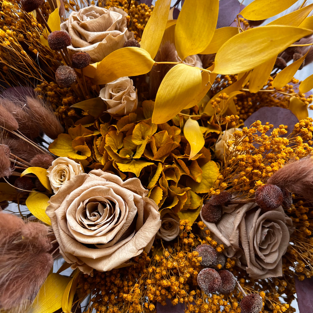 Bouquet Stabilisé "Rue de la Cité d'Or"