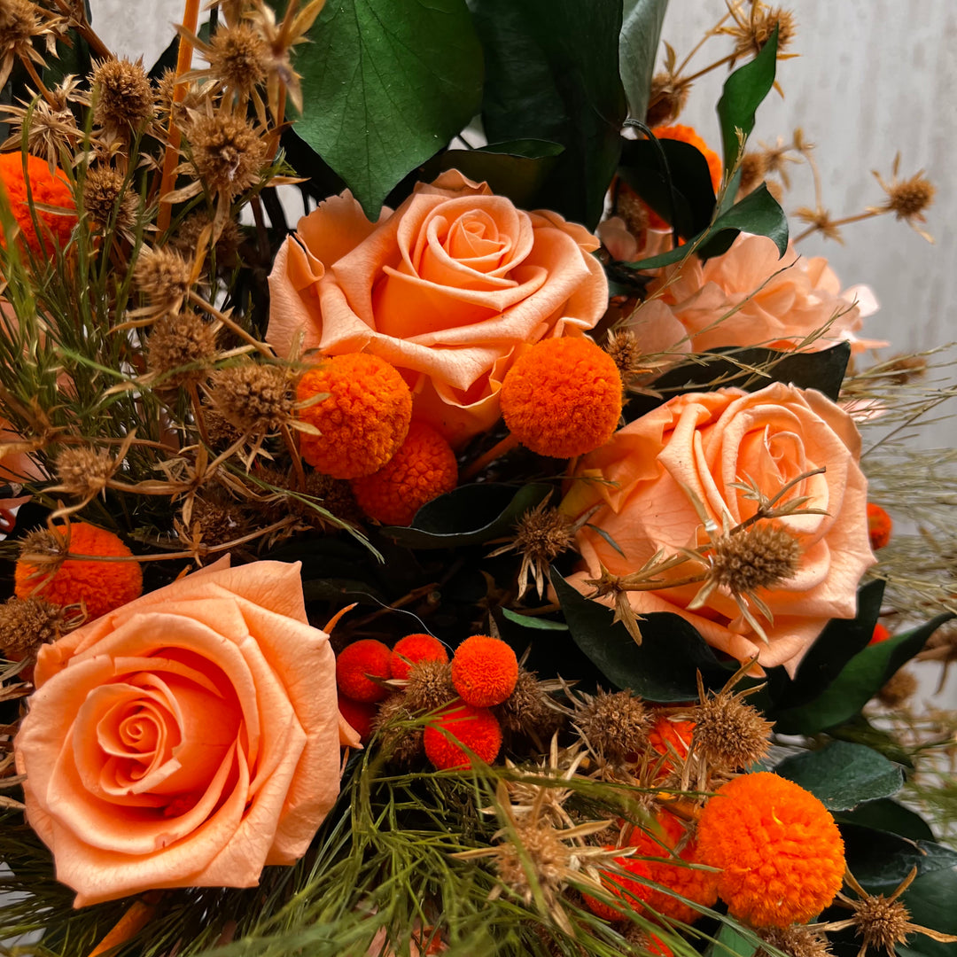 Bouquet Stabilisé "Rue des Feuilles d'Automne"