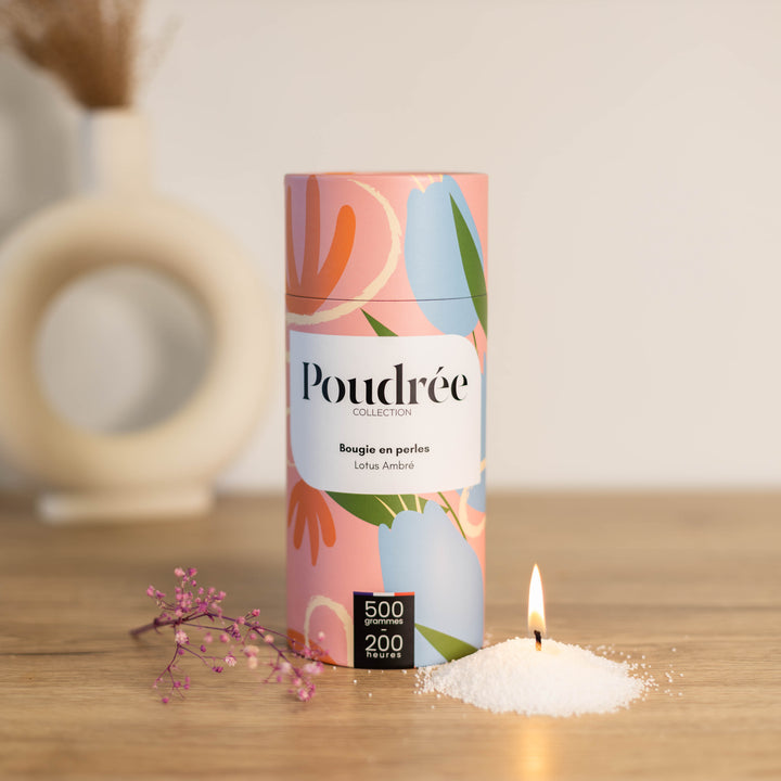 Bougie Poudrée - Flora