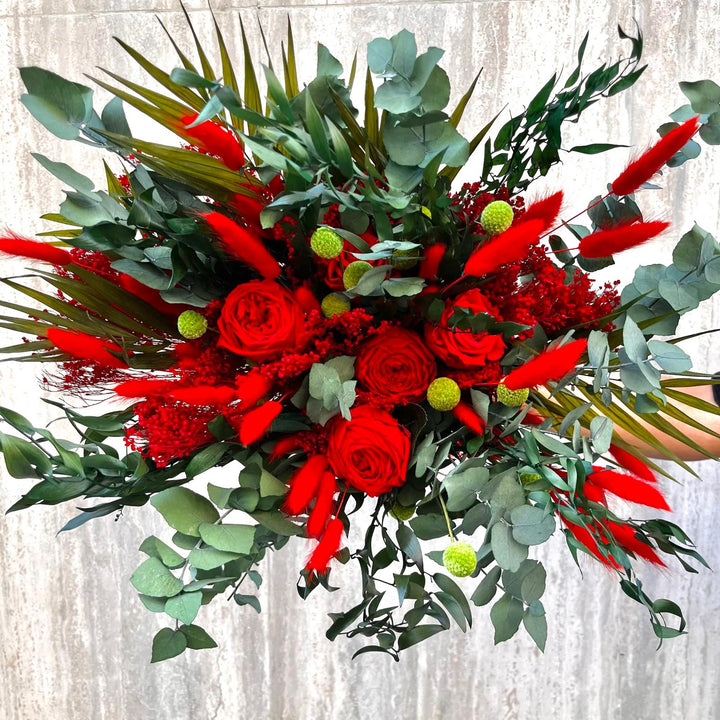 bouquet eternel rouge