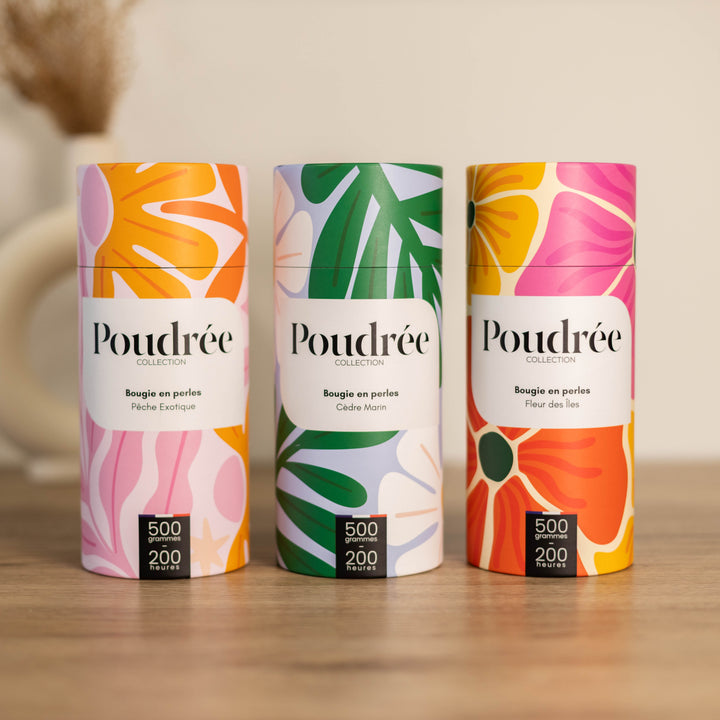 Bougie Poudrée - Flora