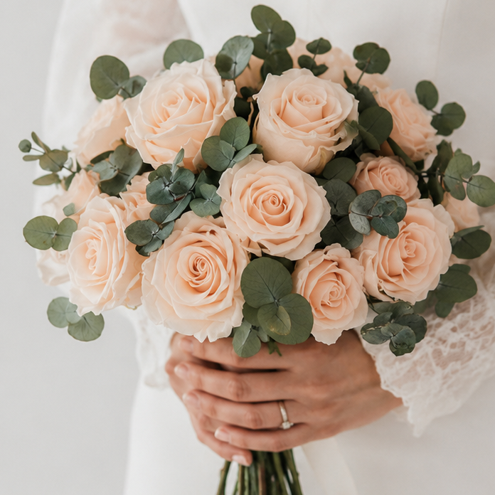Bouquet Éternel de mariée Carrefour de Norvège
