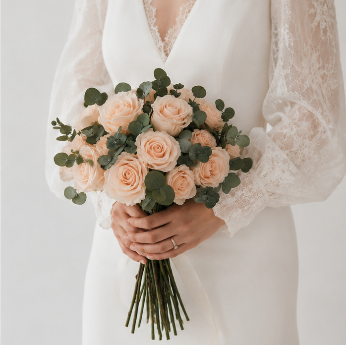 Bouquet Éternel de mariée Carrefour de Norvège