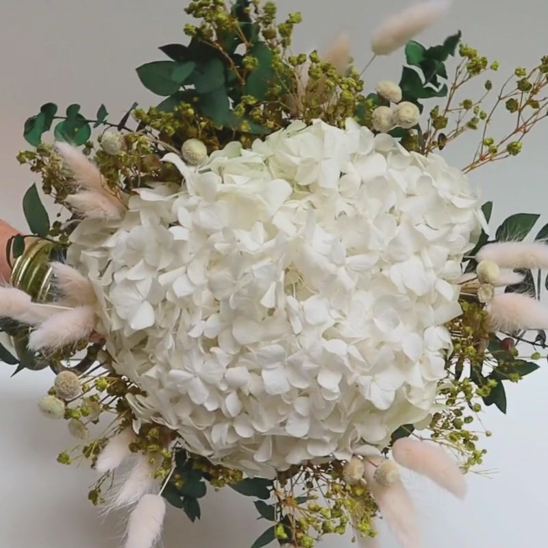 Bouquet Éternel de mariée "Mur des Je t'aime"