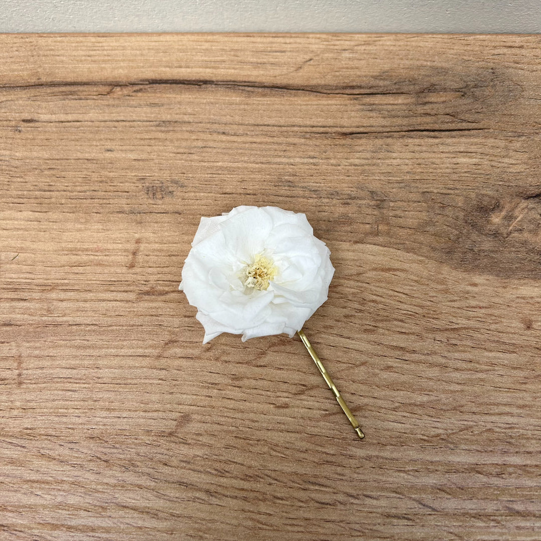 Barrette fleurs "Rue de Courcelles"