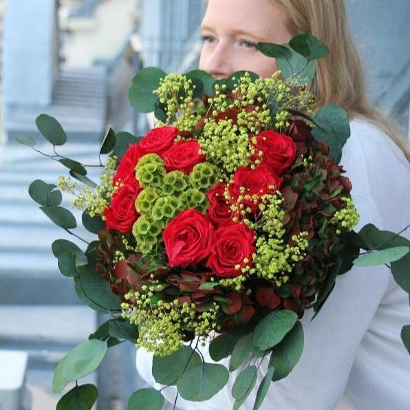 Ateliers Ouchamp : Bouquet fleurs Stabilisées/Éternelles "Rue Stendhal"