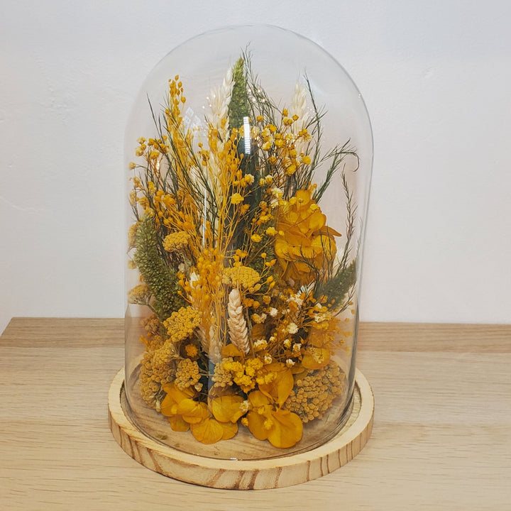 Ateliers Ouchamp : Cloche fleurs stabilisées "Rue Poussin"