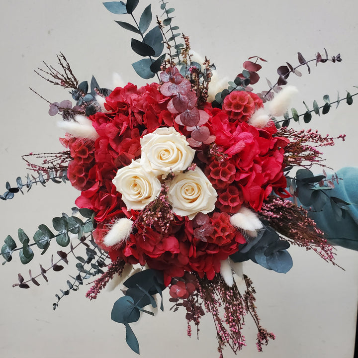 Bouquet fleurs Stabilisées "Rue de la Félicité" | Ateliers Ouchamp 