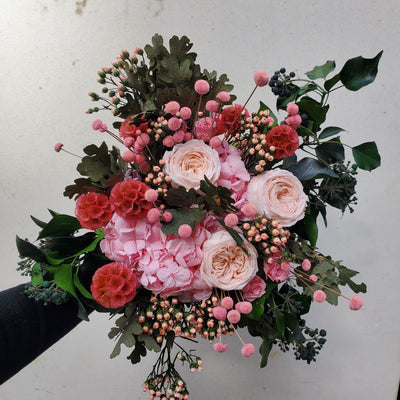Bouquet fleurs stabilisées  "Rue Laugier" | Ateliers Ouchamp 