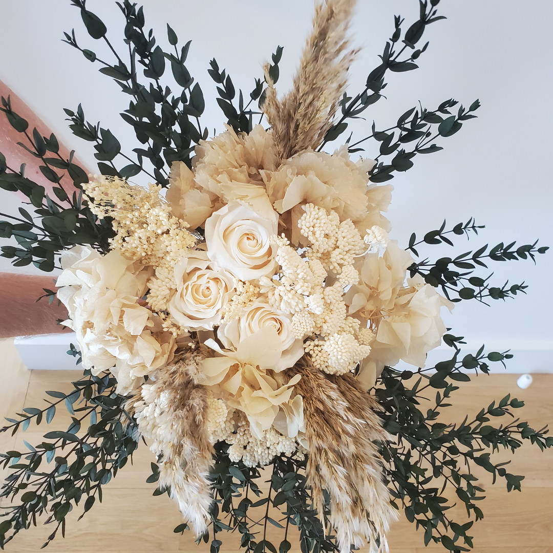 Bouquet stabilisé Doré | Ateliers Ouchamp